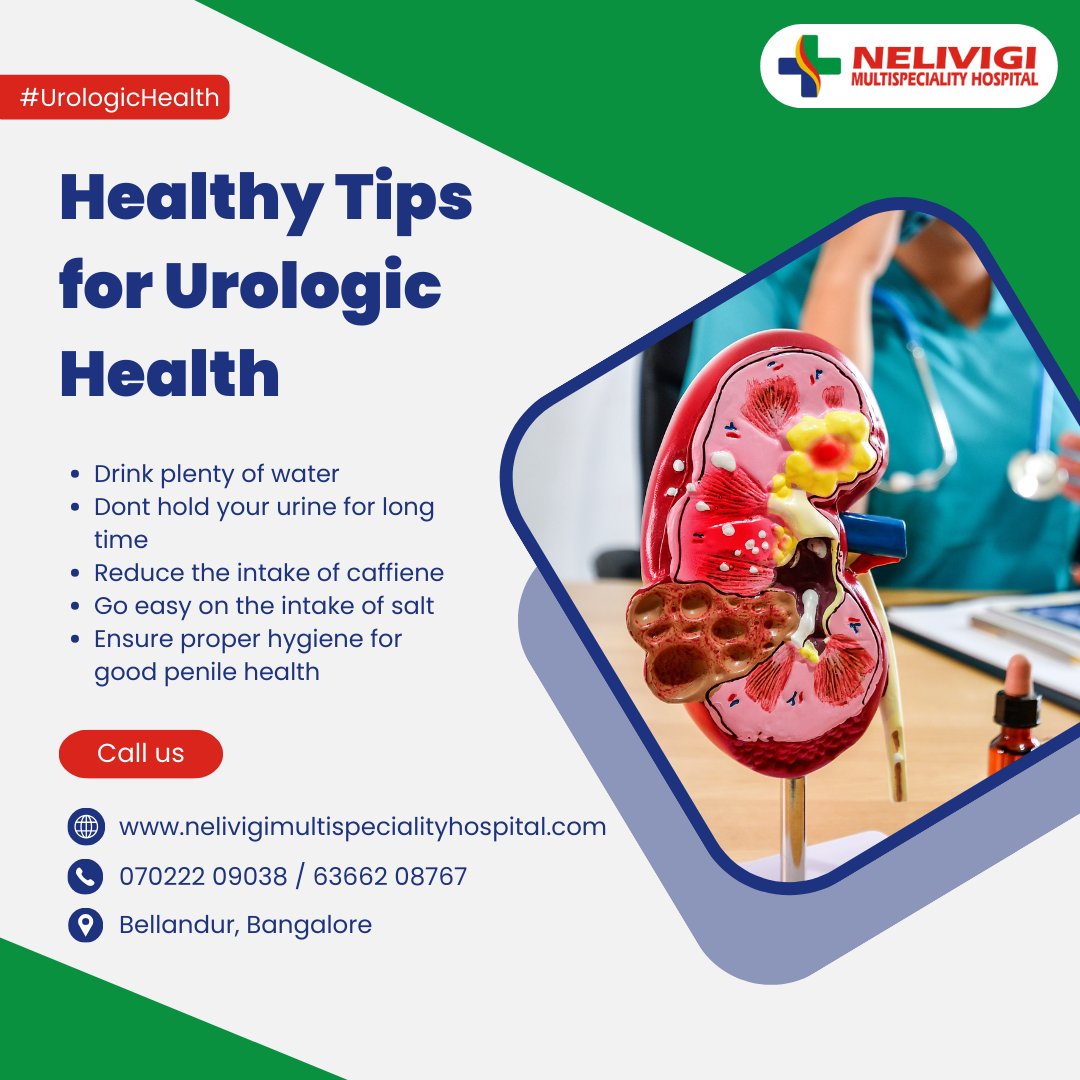 Here are the Healthy Tips for Urologic Health!!

Call us @ 070222 09038 / 63662 08767
Website: nelivigimultispecialityhospital.com

#UrologicalHealth #urologicaldiseases #UrologyHealthMatters #Urology #UrologyAwareness  #urologyhospital #urologyproblems #NelivigiUrology #Bangalore