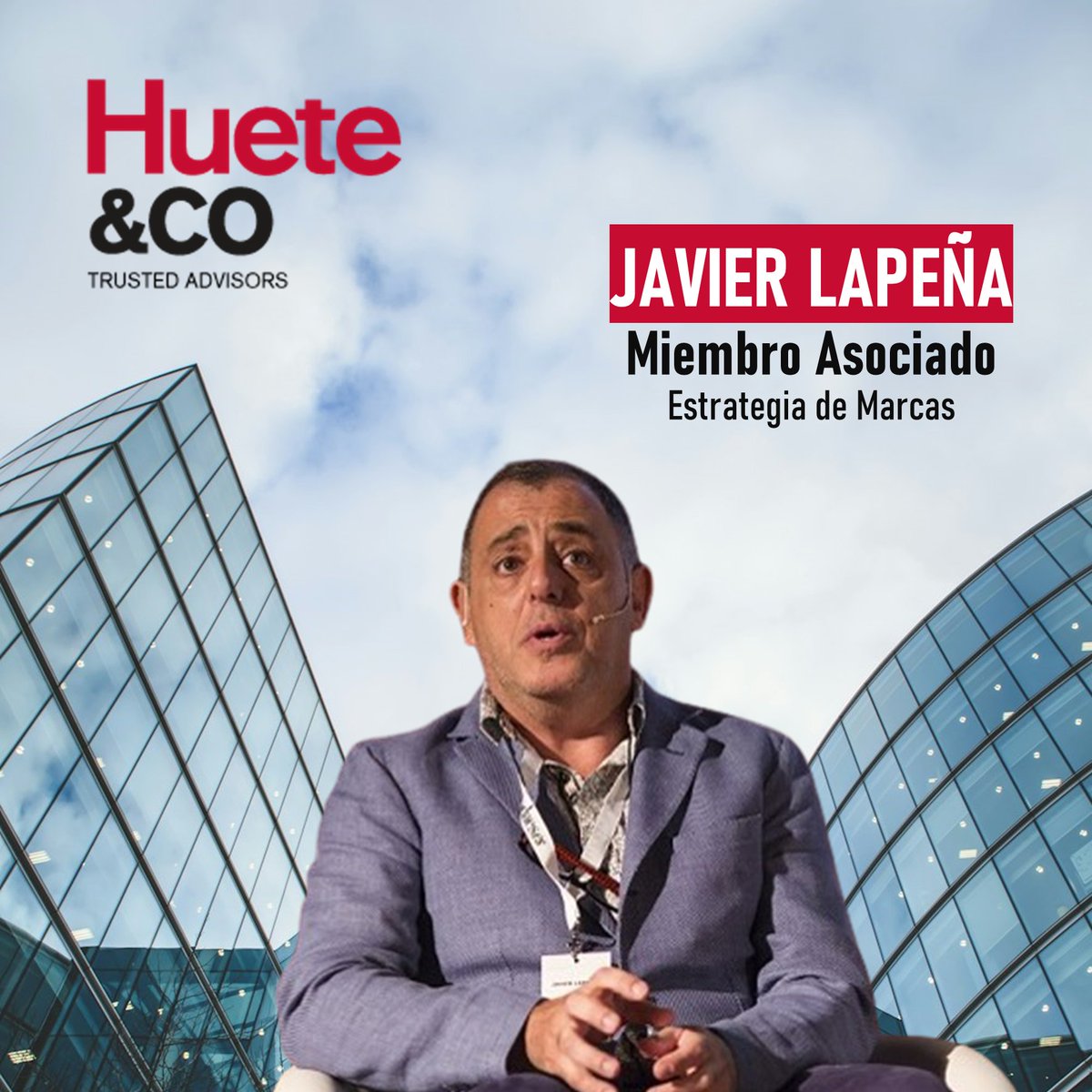 Hueteco's tweet photo. ¡NUEVO MIEMBRO ASOCIADO!
Desde Madrid y tras su experiencia como fundador y líder de DOLORES PROMESAS durante +15 años, también incorporamos como miembro asociado y #trustedadvisor a Javier Lapeña. Sinónimo de #marketingestratégicoy go to market en sectores de #retaily #moda. https://t.co/UlJCQuXhey