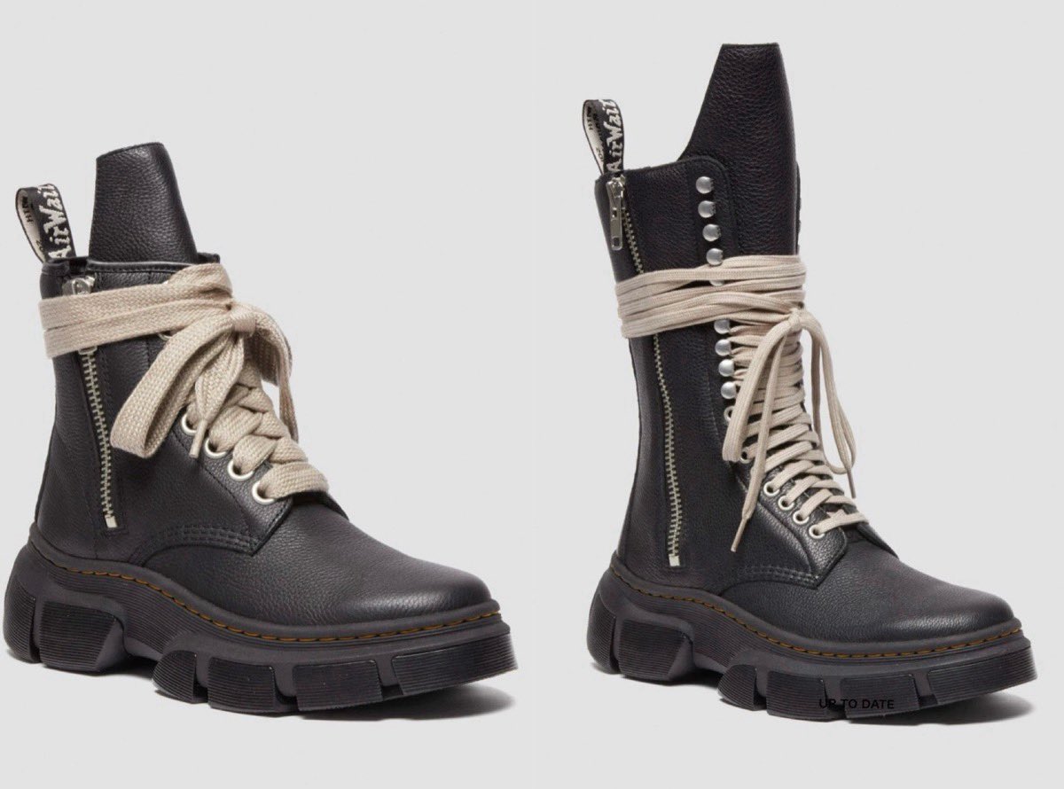Dr.Martens × Rick Owens 2024年春夏コラボブーツ第2弾が国内3月上旬