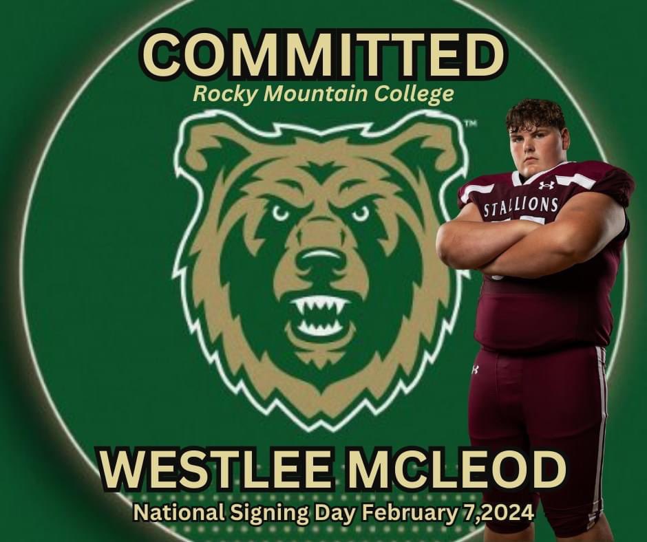 SRHSFootball1's tweet photo. Shadow Ridge signing 2:30pm in the auditorium. Congratulations @McleodWestlee Varsity Captain 2022 &amp; 2023. Offense 2023 All-Region First team, offensive lineman. Shadow Ridge Big Dog of the year award. https://t.co/wrO05dpBvf