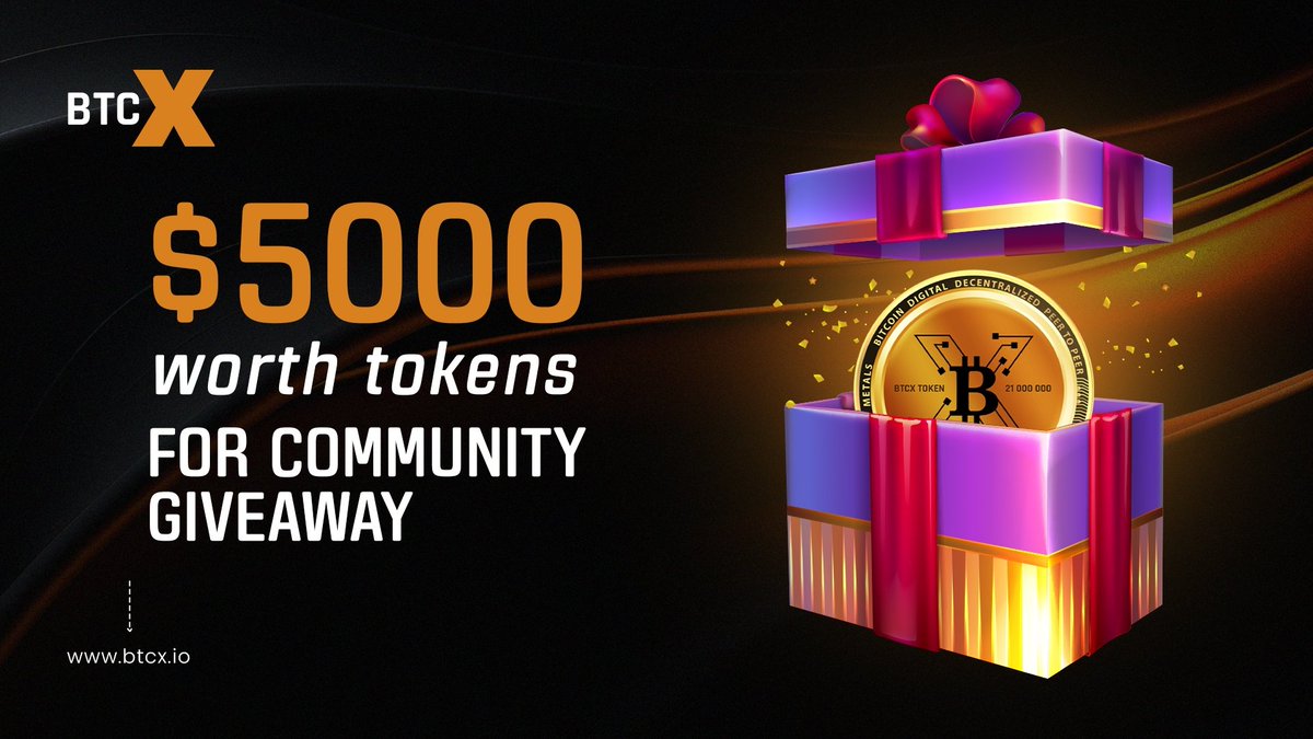 We're hosting an amazing 💰 #GIVEAWAY for our amazing community！ 1) Follow us @btcx_token 2) Like & RT this tweet 3) Comment your ERC wallet address below. We'll use Twitter Picker to select 20 winners, each receiving $250 share. $WEN $SOL $JUP $UTK $COS $LSK $RARE $CFX…