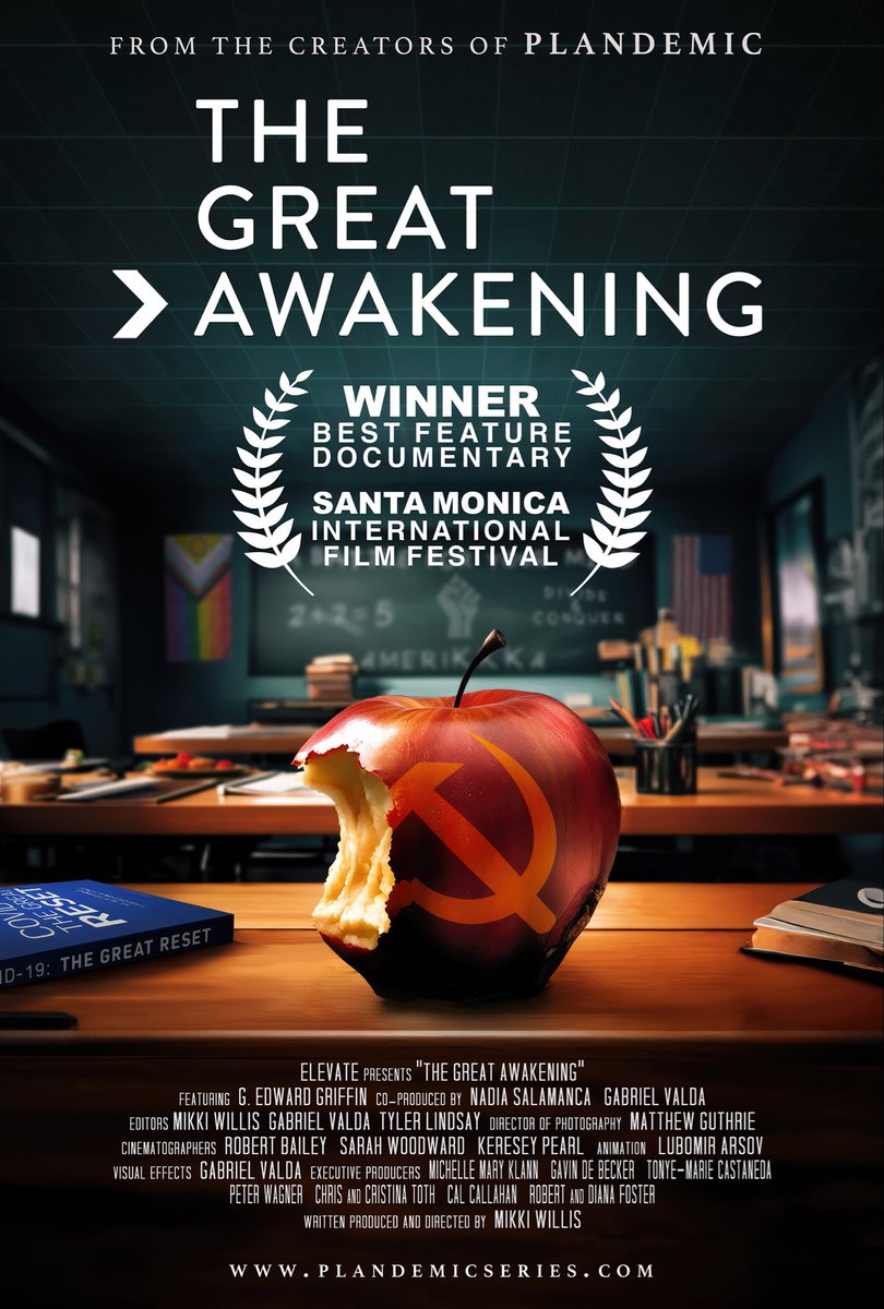 When I received the news that my latest movie, The Great Awakening was being honored at the 18th annual Santa Monica International Film Festival, I was a little more than shocked. I couldn’t believe that a California-based mainstream film festival was brave enough to take a stand