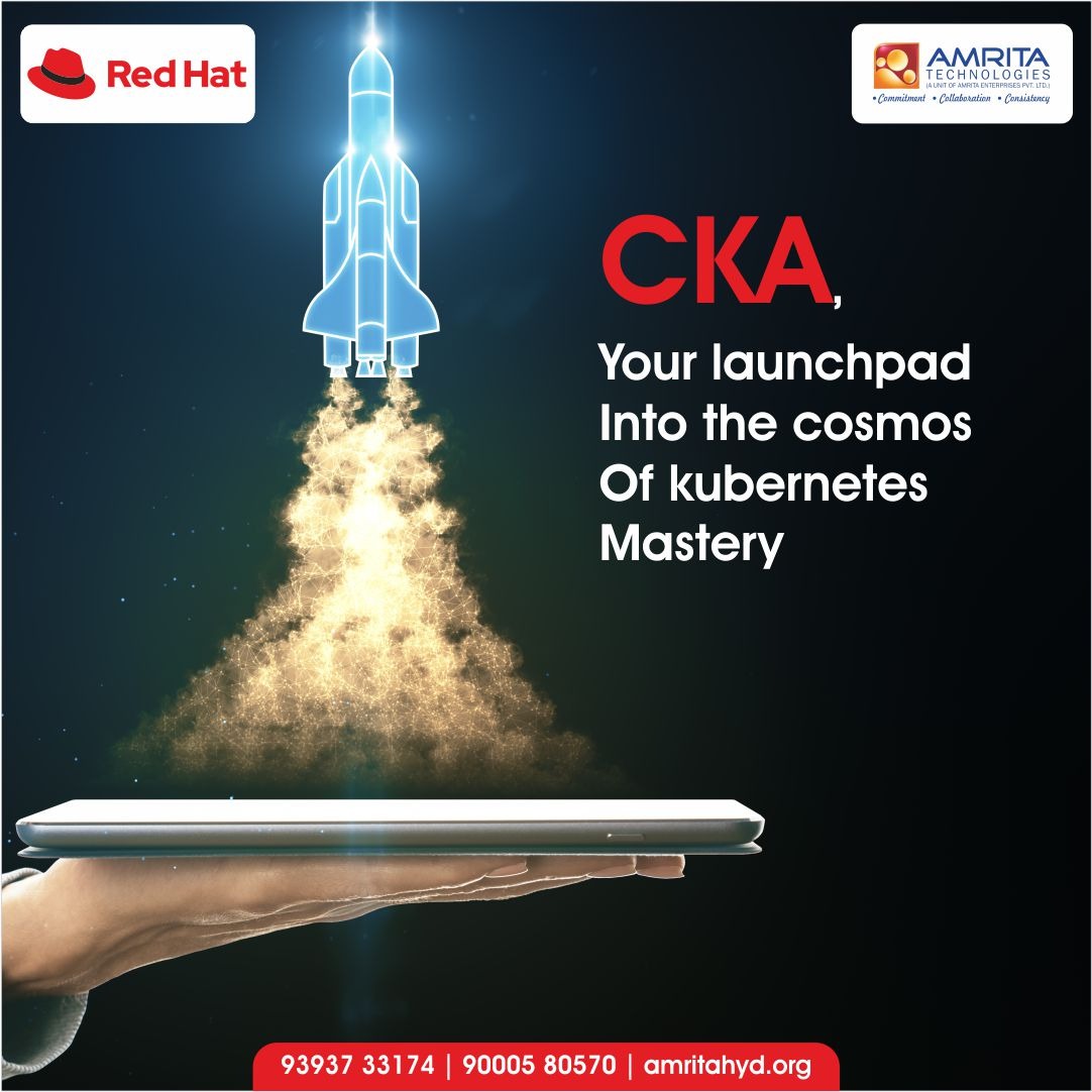 amritahyd_org's tweet image. "CKA: Your Gateway to Kubernetes Mastery and Beyond!"
Enroll now : amritahyd.org
Enroll Now- 90005 80570
#amrita #amritatechnologies #kubernets #cka #linux #linuxcourse #linuxautomation #linuxautomation #linuxplatform #redhat #ansible #linux9 #containerregistration