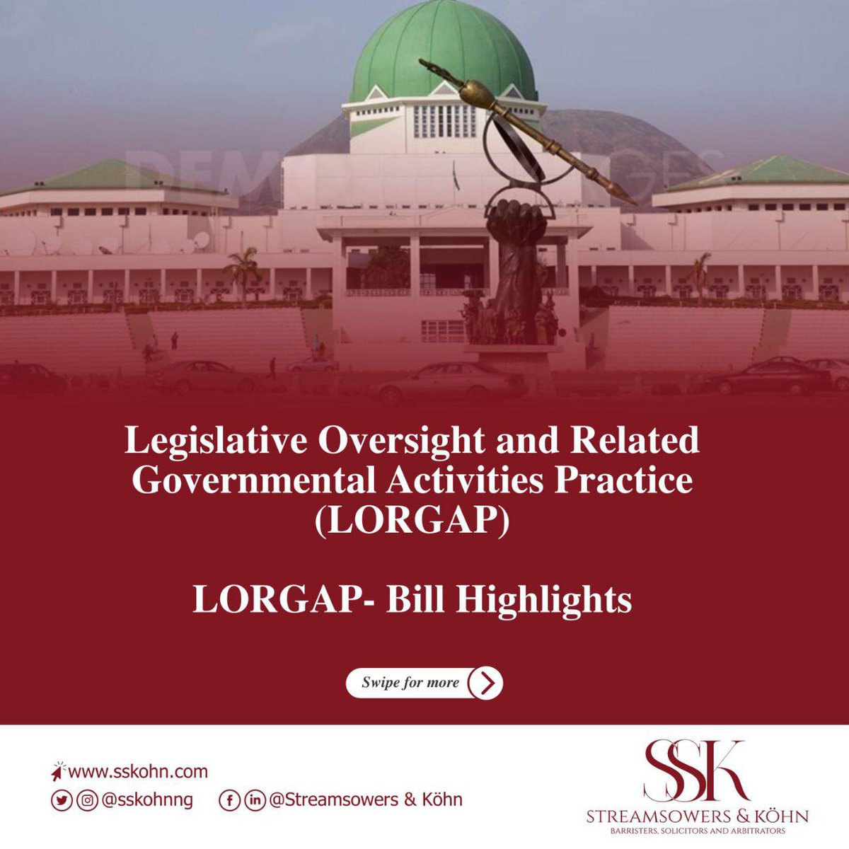 SSKohnNG's tweet image. Revenue Mobilisation, Allocation And Fiscal Commission Act (Repeal And Re-enactment) Bill, 2023 (Hbs. 471 &amp;amp; 581)

Swipe &amp;lt;&amp;lt;&amp;lt; for details 

For more information, you may contact us by email at info@sskohn.com. 

#LegislationUpdate #NigeriaLegalReform
