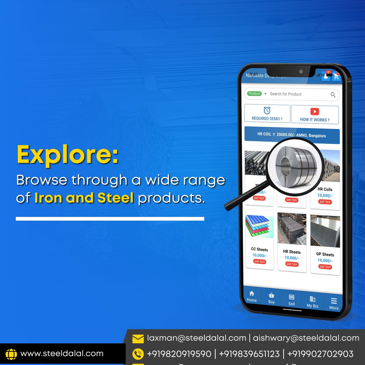 steeldalal_'s tweet image. &quot;Ready to elevate your steel game? Sign up with Steeldalal now! 📈 Explore, trade, and conquer the steel market with confidence.

 #SteeldalalSuccess #constructionsDeals #Steelsolution #onlinesteelmarketplace #steelvendor #steelmarket #b2bmarketing