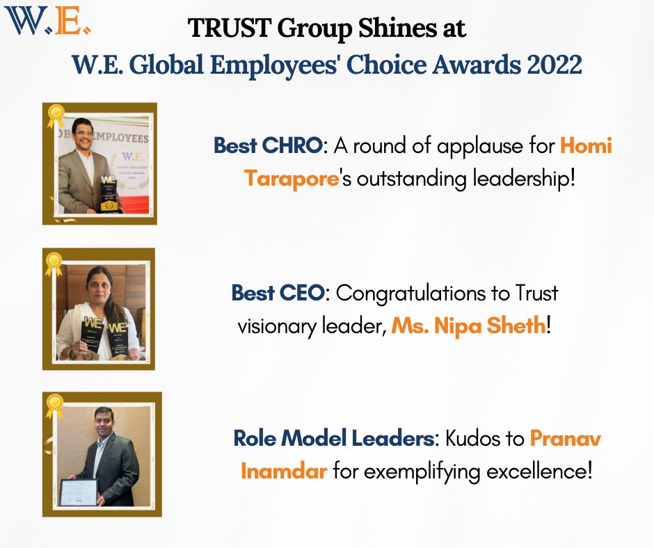 Wematter_global's tweet image. Just like @TRUSTGrp_India in 2022, could YOUR company be the star of the W.E. Global Employees&apos; Choice Awards 2024?

Join the competition and showcase your incredible team!

#wechoice2024 #BeRecognized #recognition #awards2024 #employeeawards