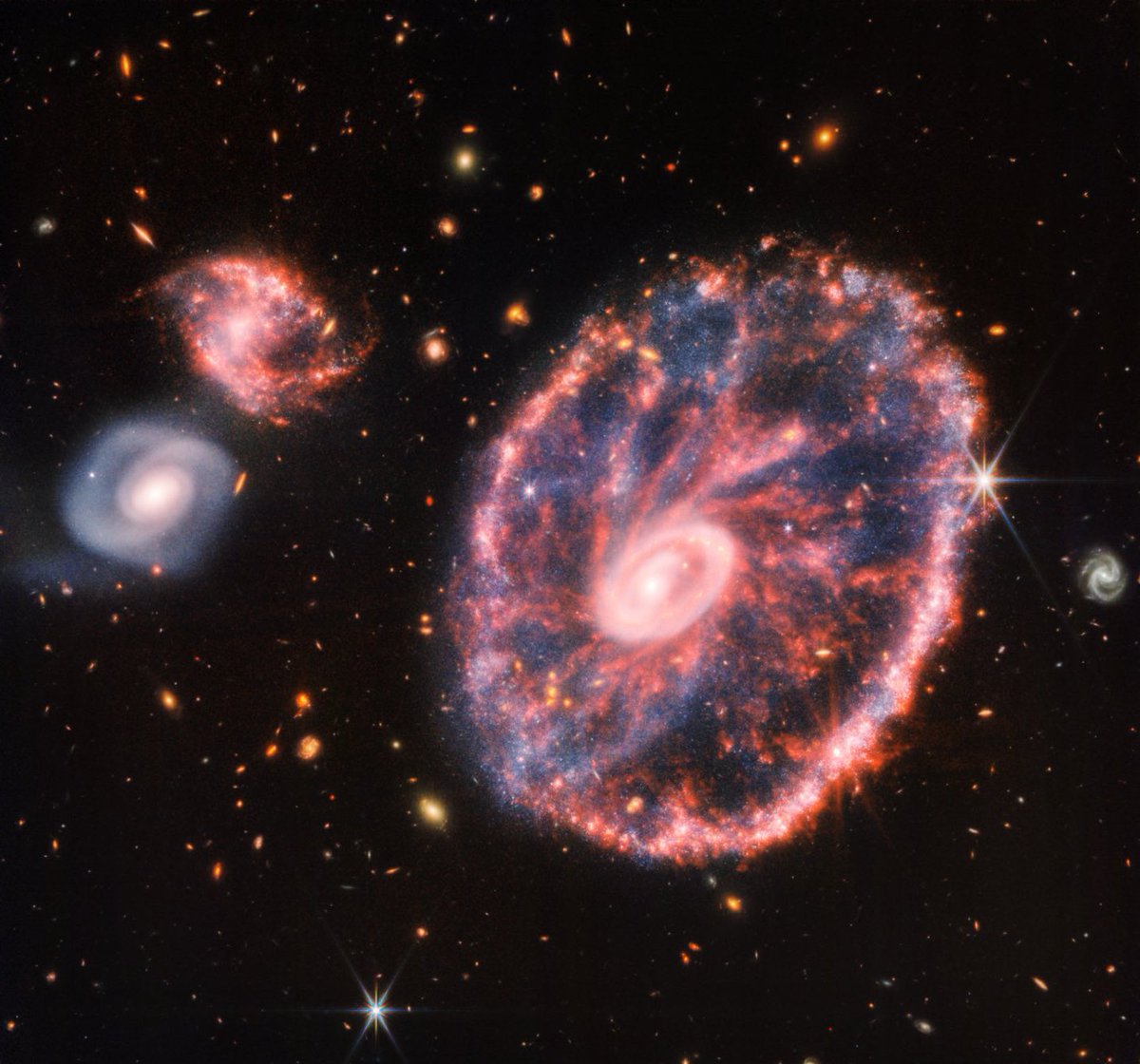 astro_jaz's tweet photo. some gorgeous jwst images for anyone who needs to be reminded how beautiful the universe is 🌌 https://t.co/Yo2xm5zoEp