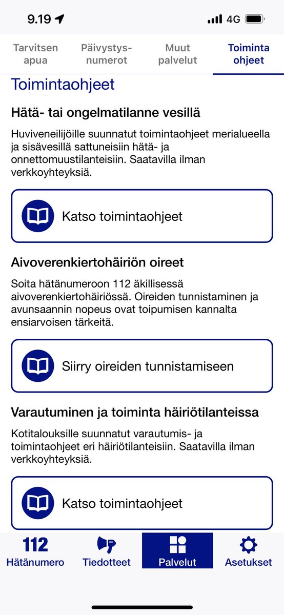 Tänään on varautumispäivä! 
Käy tutustumassa aiheeseen 72tuntia.fi. 112 SUOMI -sovelluksesta löytyy myös toimintaohjeita. Varautuminen on yhteispeliä. Jokainen on vastuussa sekä omasta, että työyhteisönsä varautumisesta. 
#varautumispäivä