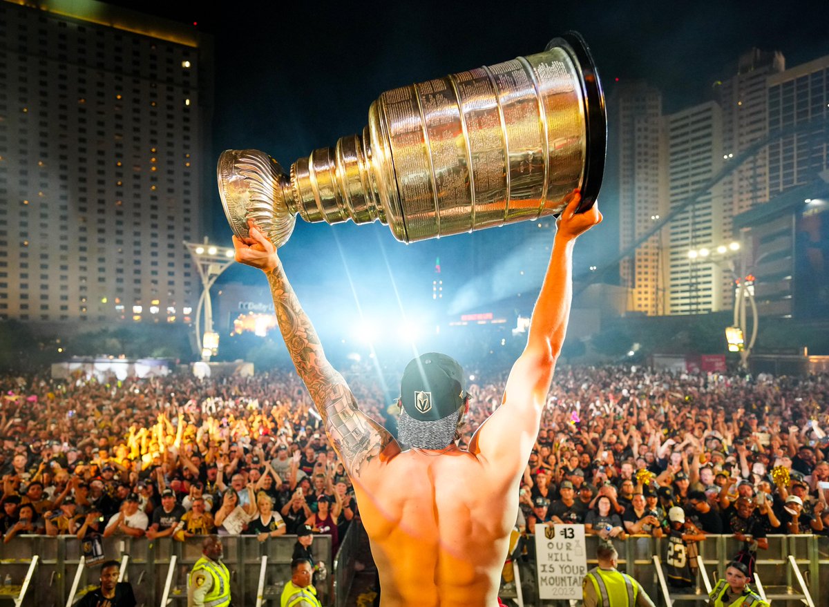 I also want to take this moment and thank the San Jose Sharks for this man