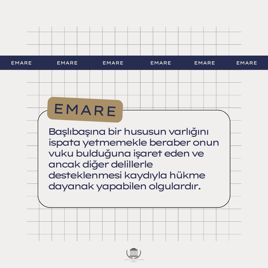 hugencresmi's tweet photo. Hukukta başka delillerle desteklenmediği takdirde tek başına delil niteliği taşımayıp delil başlangıcı niteliğindeki izdir.
#hukuk #hugenç #nedir #hukuköğrencisi #hukukfakültesi #emare #delil #deliller #olgu #delilbaşlangıcı #iz #işaret #başkentüniversitesi #başkenthukuk https://t.co/XsfG0VkeSQ