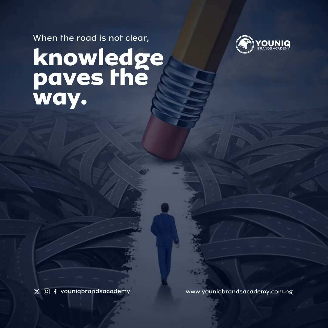yba0000's tweet photo. "In the journey of life, knowledge serves as the pavement that smoothens the road ahead."
- Unknown
#businessowner #businessstrategy #brandowners #growth #growyourbusiness #growthquotes #entrepreneur #startups #business #LearningJourney #KnowledgeTrail #IlluminateThePath https://t.co/CfzPC6U6j0