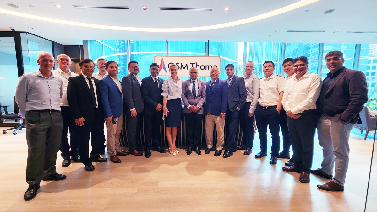 osmthome's tweet photo. OSM Thome's leadership team delved into crucial topics such as safe and reliable operations, crew welfare, and competency management during the 1st Senior Officers' roundtable discussion for 2024 held in Singapore.
#osmthome #itsallaboutpeople #teambuilders https://t.co/jxjBfnS6p4