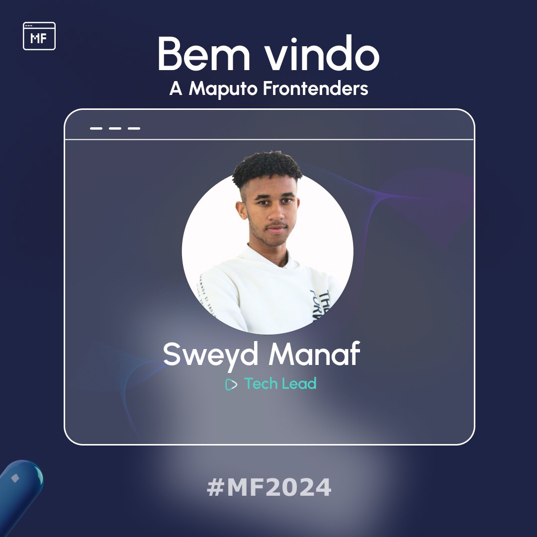 mptfrontenders's tweet photo. E neste início do ano, são mais 4 novos membros na core team🎊.
Sejam todos bem-vindos, esperamos aprender juntos com a vossa chegada💫

@Mardel__ 
@_safurinha_ 
@Nelsa_Kesnay 
@Sweyd_Manaf 

#maputofrontenders    #novosmembros #coreteam https://t.co/cLLIsltp9n