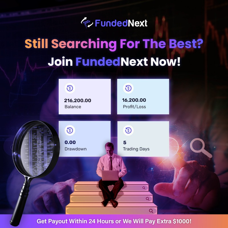 FundedNext's tweet photo. Just One Click Away From Becoming A Profitable Trader. FundedNext is Here to Provide You World-Class Trading Conditions.

𝐒𝐭𝐚𝐫𝐭 𝐓𝐫𝐚𝐝𝐢𝐧𝐠 𝐖𝐢𝐭𝐡 𝐅𝐮𝐧𝐝𝐞𝐝𝐍𝐞𝐱𝐭!