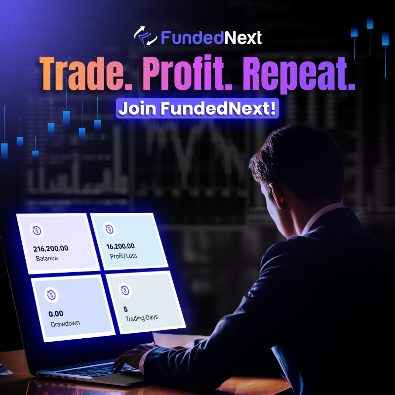 FundedNext's tweet photo. Just One Click Away From Becoming A Profitable Trader. FundedNext is Here to Provide You World-Class Trading Conditions.

𝐒𝐭𝐚𝐫𝐭 𝐓𝐫𝐚𝐝𝐢𝐧𝐠 𝐖𝐢𝐭𝐡 𝐅𝐮𝐧𝐝𝐞𝐝𝐍𝐞𝐱𝐭!