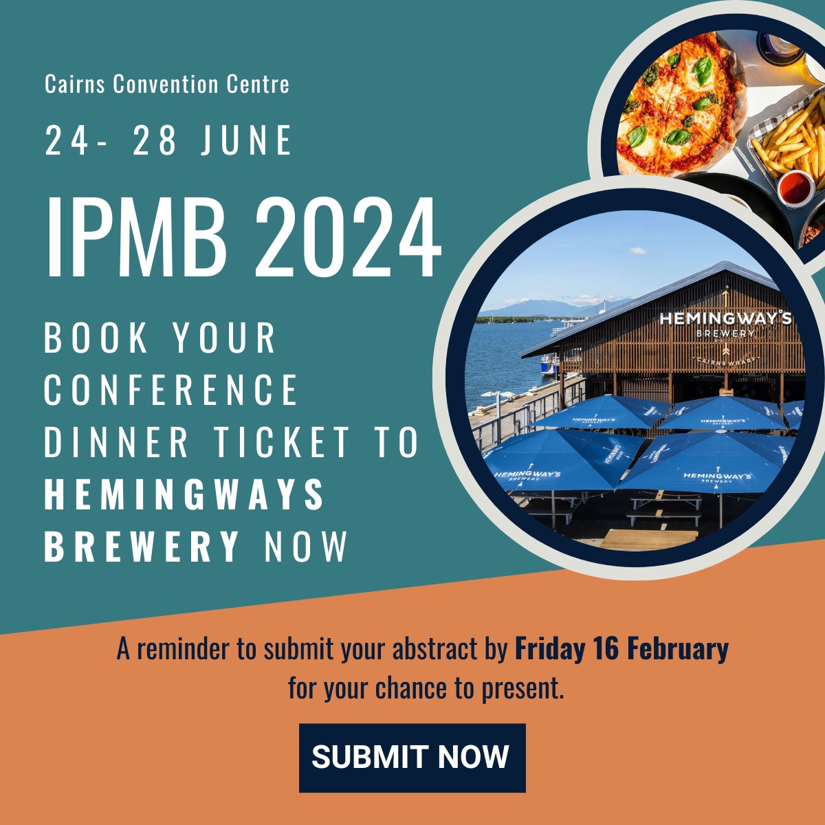 #IPMB2024 Abstract submissions close in less than 10 days! Book your conference ticket to Hemingways Brewery now! Visit ipmb2024.org for more information.