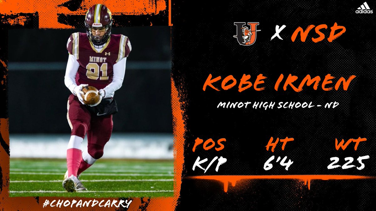 Another North Dakota State Champion ready to wear ⚫️&amp;🟠‼️