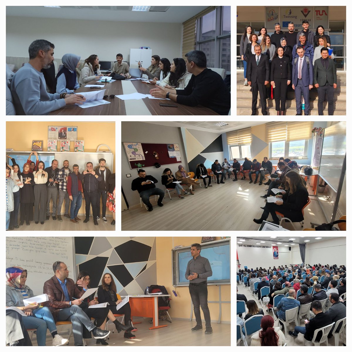 pdrhasan's tweet photo. ✏️Depremin birinci yılında uzun süredir bölgede görev yapan Psikolojik Danışman/Rehber Öğretmenlerimizin iyi oluşlarını arttırmaya yönelik çalışana destek programı çalışmaları #DepremiUnutmaUnutturma 
@MebOrgm https://t.co/DH9VLxJgEC