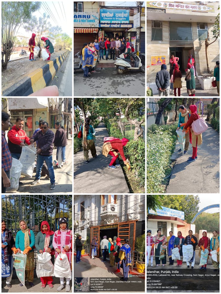 McJalandhar's tweet image. PLASTIC WASTE COLLECTION CAMPAIGN DRIVE 
🌱Today visit in ward18 near Polytechnical college  did cleanliness drive in surrounding area with collected plastic waste and remove GVP Point and did it&apos;s beautification  ,clean dividers and  stop people to throw their garbage.#pmidc