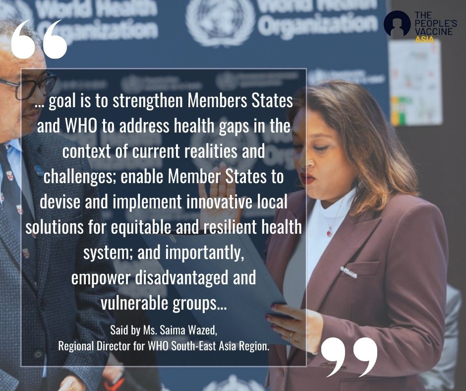 #PeoplesVaccine Asia tweet media