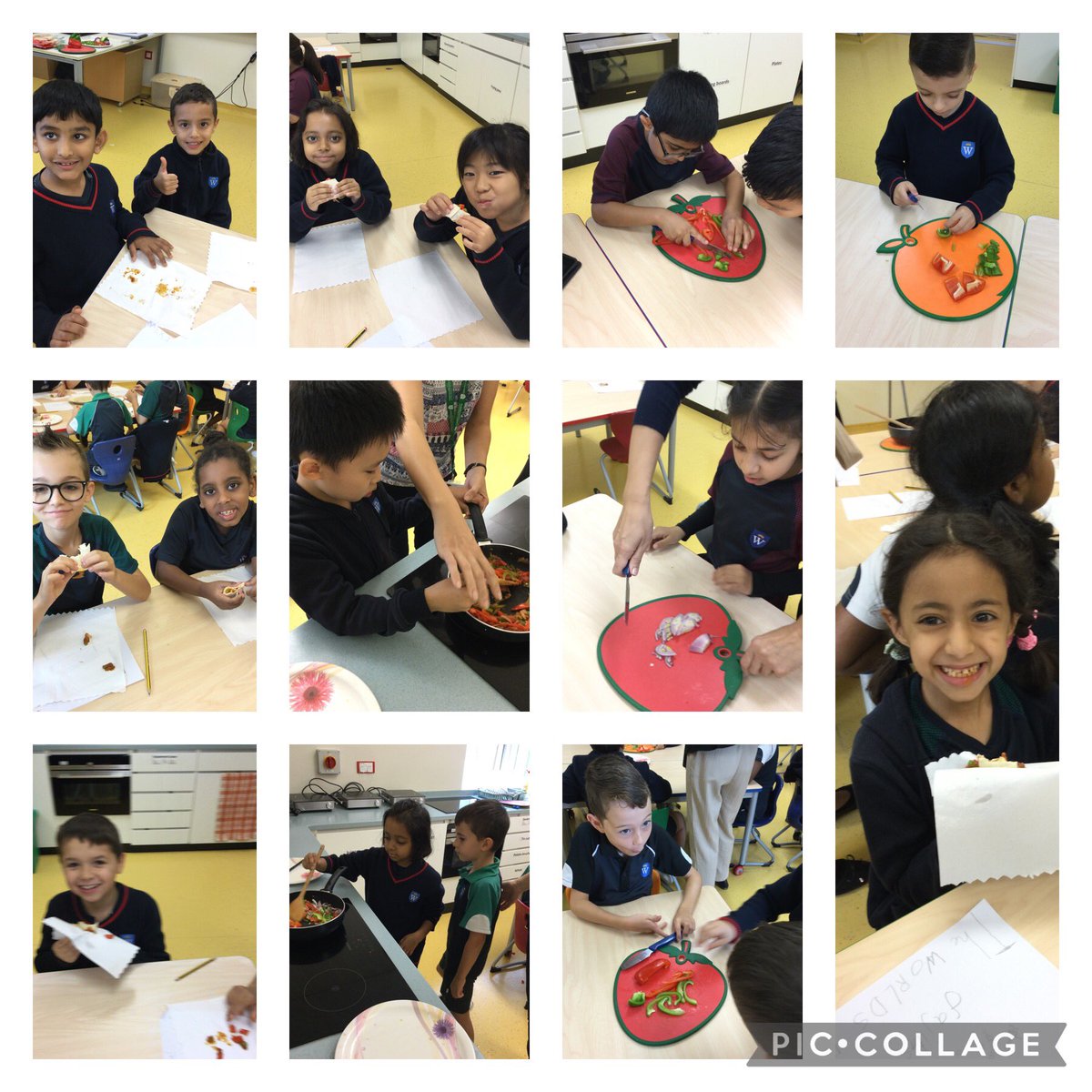Cooking room fun to make fajitas to support our procedure writing in English 😃🌯
Lots of us tried fajitas for the very first time! Tasty indeed 😍
#limitlessopportunity