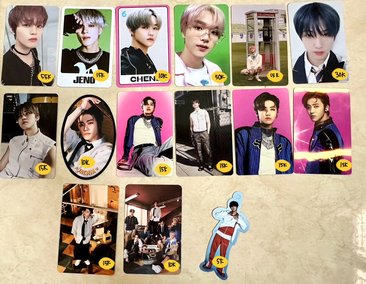 wts lfb 

lesserafim, jiwoo, gaeul, lia, new jeans, blackpink, aespa, nct dream photocards

jakarta, all in good condition. 
negotiable. read tnc before dm.