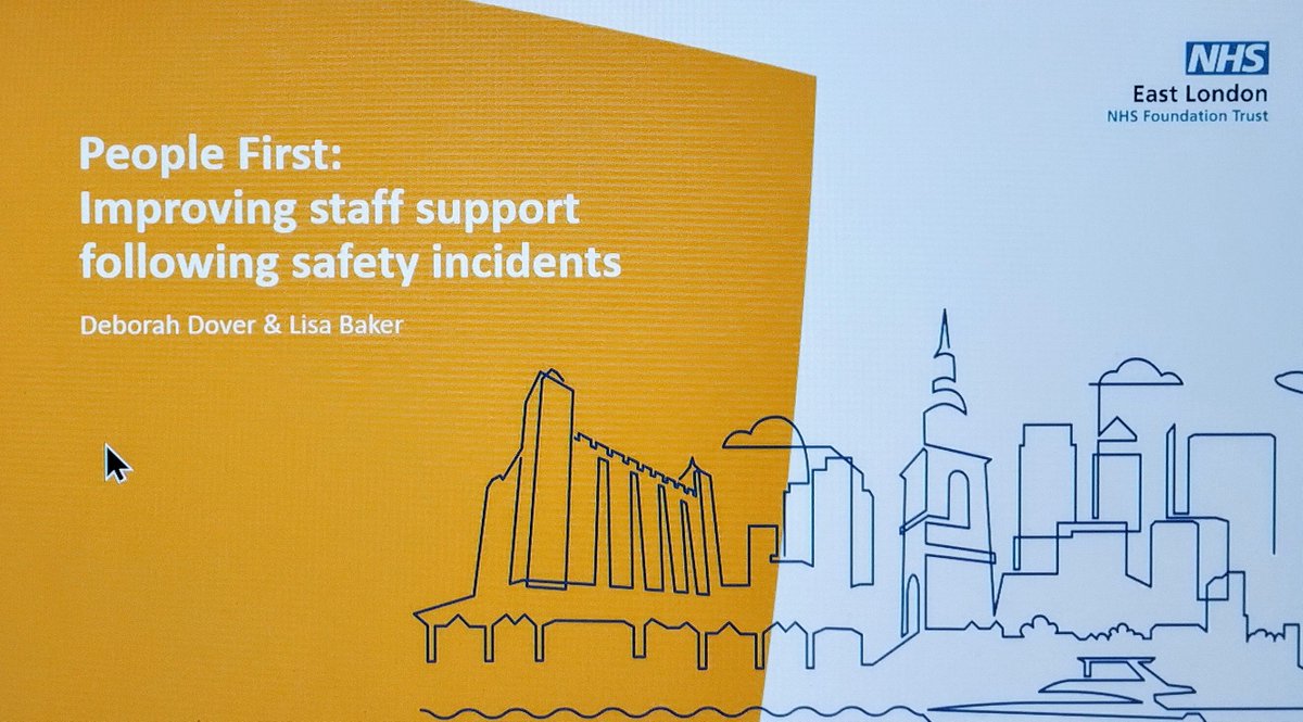 This morning we are bringing our new @NHS_ELFT PSIRF 'People First' staff support framework & charter to our CEO discussion group for further co-design & planning. Safety & support for our people is absolutely right & also ➡️ safer care for all. #PSIRF @TraceyHerlihey