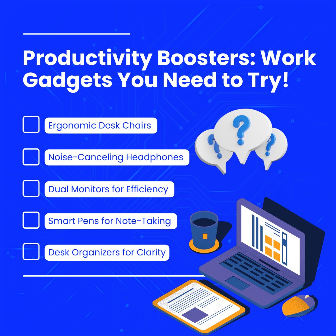 learnalearning's tweet image. Boost your work game! 💼🚀 Discover productivity-boosting gadgets that you need to try! Work smarter, not harder! 🖥️⚡

#ProductivityBoost #WorkGadgets #OfficeTech #GadgetInnovation #EfficiencyTools