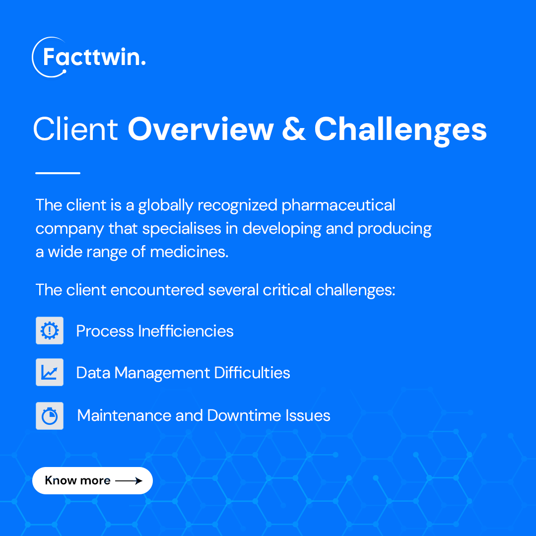 facttwiniiot's tweet photo. Discover how Facttwin reshapes the pharmaceutical landscape by elevating efficiency, data management, and compliance. Join us in setting a new standard for manufacturing excellence. Book your Demo Today.
https://t.co/iDfqaYc81p
#Facttwin #IndustrialIoT https://t.co/csmtpWdOtR