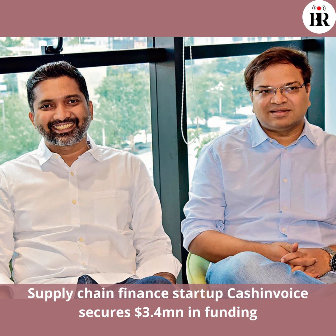 Supply chain finance startup @CashinvoiceI secures $3.4mn in funding

Read more :- buff.ly/49byBCQ

#Cashinvoice #SupplyChainFinance #FundingNews #SeriesA #HDFCBank #MSMEs #FinTech #businessfinance #supplychaininnovation #fintechnews #fintechsolutions #banking