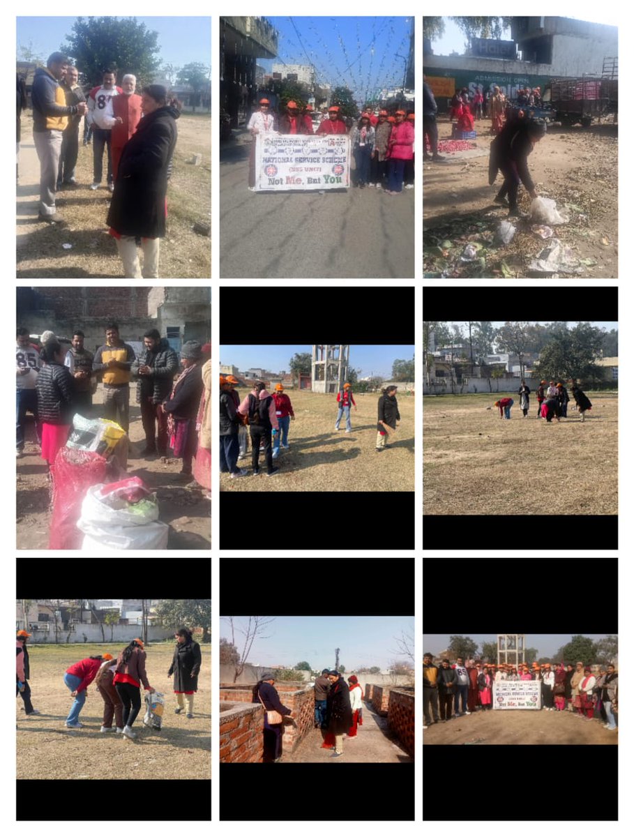 McJalandhar's tweet image. ULB Name Jalandhar
Reporting date:6.2.2024
CF Name Suman
&quot;Plastic Collection Campaign&quot;
Organised plastic Picking drive at ward no.43 Dusshera ground,RWA Chopra colony and ward no.41 Sabji mandi market with shree Ram Sewa Sabha and NSS students of  HMV collage.
#pmidc