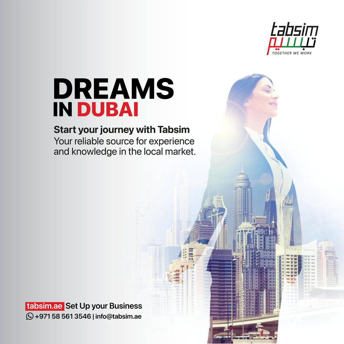 Tabsimonline's tweet photo. Start your journey into the dreams of Dubai with Tabsim  your reliable source for experience and knowledge in the local market. 
📞Call:971585613546
🌐Visit:https://t.co/WEOZhUEgxL
#tabsim #DubaiDreams #DreamBigWinBigger  #businessconsultantdubai  #business #dubai🇦🇪 https://t.co/z59T3bPPeP