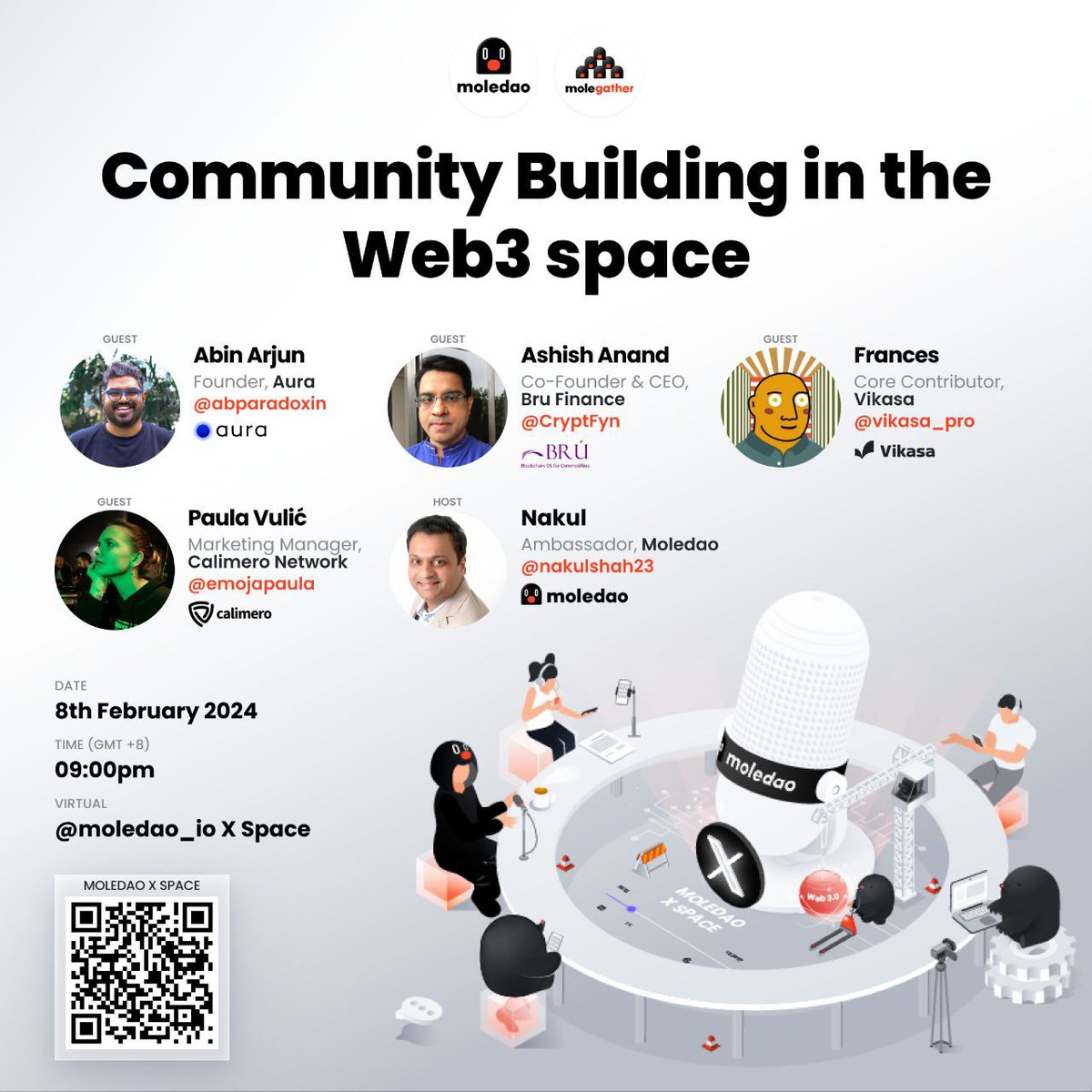 satori_DKG's tweet photo. 📡@vikasa_pro will participate the AMA held by @moledao_io at 9pm SGT Feb 8th.

👏Frances, the core contributor of Vikasa, will discuss with @aura_commerce, @bru_finance, @CalimeroNetwork, @nakulshah23 around the topic ‘Community Building in the Web3 space’.

Stay tuned!

#Vikasa #MoleDao #developer #AI #DID #Web3