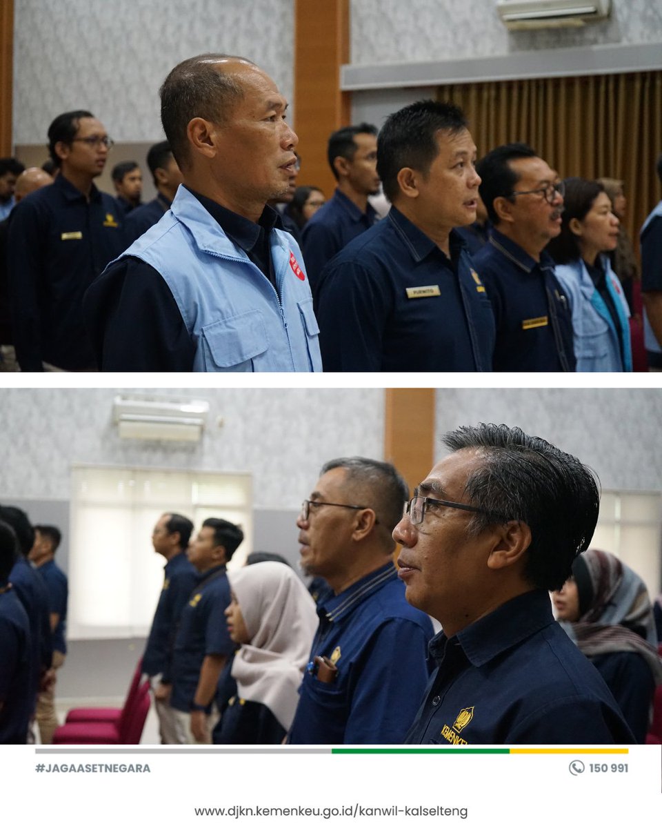kanwildjknkst's tweet photo. Rabu (7/2), Seluruh Pegawai Kanwil DJKN Kalimantan Selatan dan Tengah melaksanakan penandatanganan komitmen membangun Zona Integritas Wilayah Birokrasi Bersih dan Melayani (ZI-WBBM) di ruang aula Antasari.
.
Kegiatan dibuka oleh Kepala Kanwil DJKN Kalimantan Selatan dan Tengah https://t.co/fALKTjVdLD