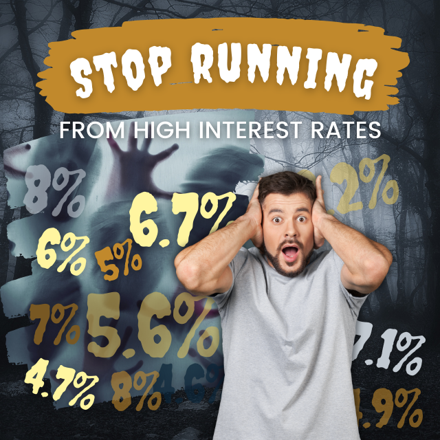 Stop running from high-interest rates! #investing #realestate #buyingahome #realestate #inflation #points #discountedhomes #mortgageloan #homefinance #homeloan

joelcarson.com/high-mortgage-…