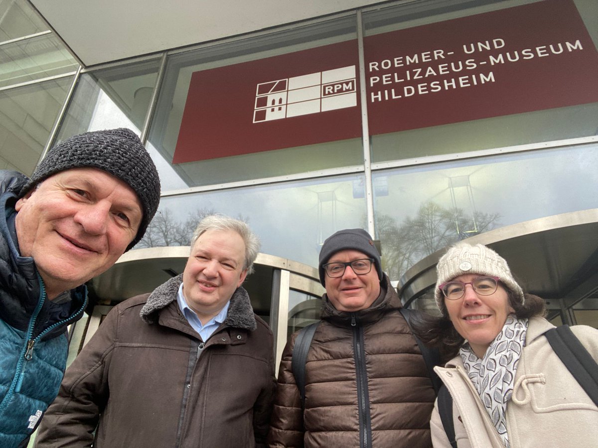 Swissmalaria's tweet photo. This week the management committee of the new Seuchenverein Basel is in Hildesheim, discussing collaborations with the Roemer- und Pelizaeus Museum team, with the intention to bring their exciting exhibition to Basel! #InfectiousDiseases #HildesheimToBasel Stay tuned for more! 🌐 https://t.co/fL7PFDMJyh