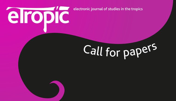 eTropicJournal's tweet photo. #CFP CLOSING SOON! #CallforPapers welcomes works on ‘QUEERING THE TROPICS’. Full details at
https://t.co/HbjccofGsm…
#Queer #QueerTheory #LGBTQIA #tropics #AcademicTwitter #arts #socsci #AcademicChatter #Anthrotwitter #humanities #STS https://t.co/Zam0WCz8M3