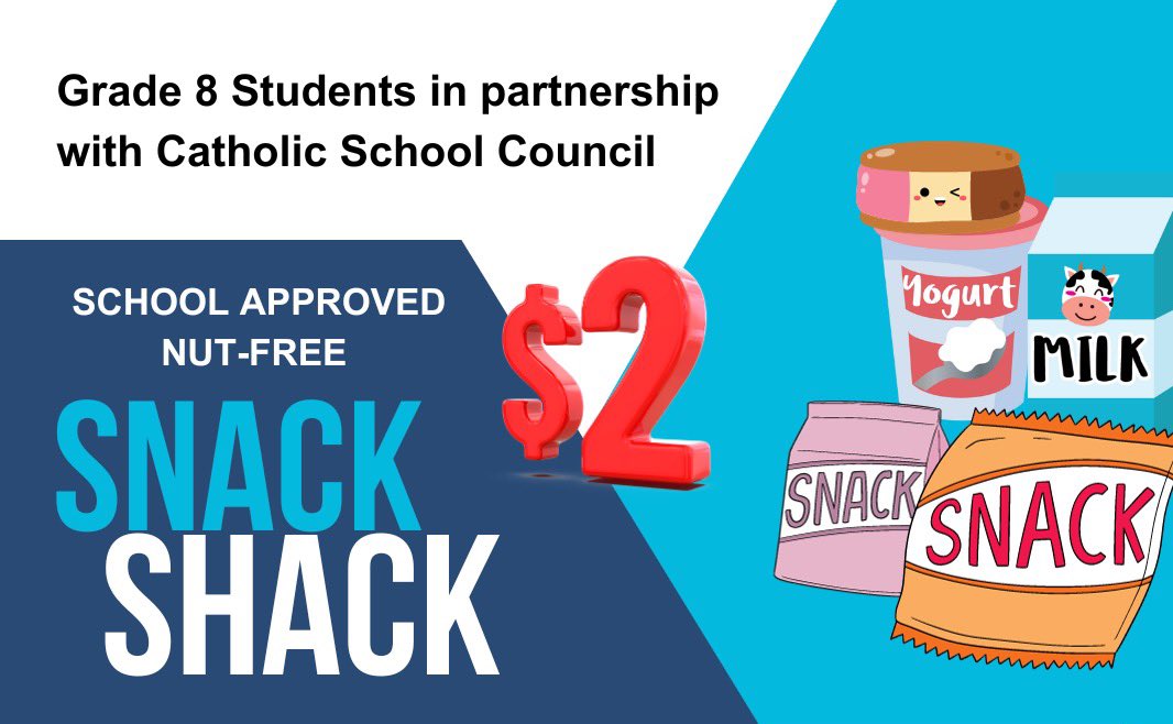 Snack Shack today only before Lent!