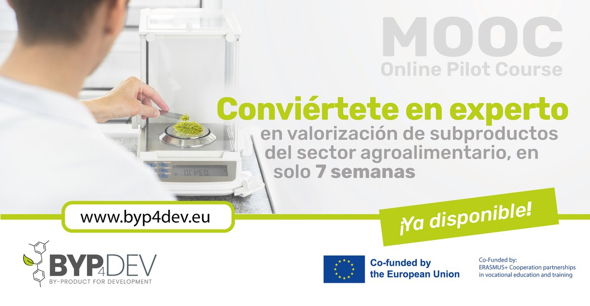 FundecytPCTEX's tweet photo. Hemos trabajado 2 años con Finlandia, Grecia, Letonia y Portugal en crear el perfil profesional de experto en valorización de subproductos y residuos del sector agroalimentario con @Byp4D. 

¡Y más de 250 estudiantes europeos se han formado con nosotr@s! 

https://t.co/RjGFA2dsCh https://t.co/5qXvSNTyO9