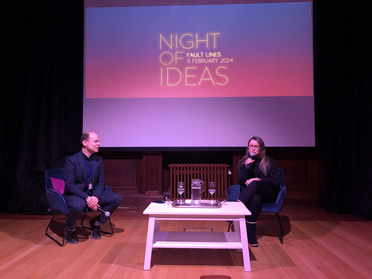 ifecosse's tweet photo. "I tell stories that are universal, and I try to make people think with my films. The starting point for the film "Transgressing" was the statistic that 5% of British students have to be sex workers to pay for their education" screenwriter @EnniRed

#nightofideas 2024 @ifecosse https://t.co/5eG7kRamVd