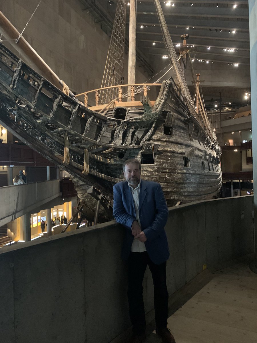 ProfTonyPollard's tweet photo. I like to start my Wednesday’s off with a visit to see Vasa in Stockholm. Never ceases to amaze. Sank in 1628 and raised in 1961. https://t.co/A2Sw2C3UhX