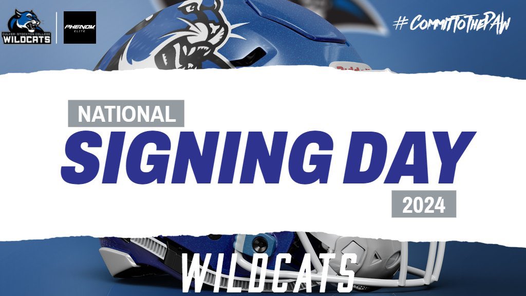 ‼️Excited to welcome the Next #BlueCollar Wildcats on National Signing Day 2024‼️

Great players from all over the country are ready to call Canton home👀

#CommitToThePaw2024