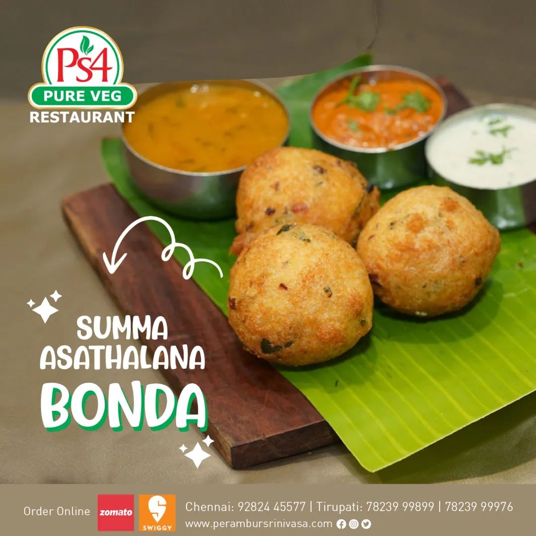 Ps4_Foodz's tweet photo. "Crunchy, spicy and savoury
What is the better way to spend the evening with some hot bonda from all time favorite."

#perambursrisrinivasasweetsandsnacks #ps4purevegrestaurant #evening #snacks #bonda #tasty #yummy https://t.co/b2wO4LfttW