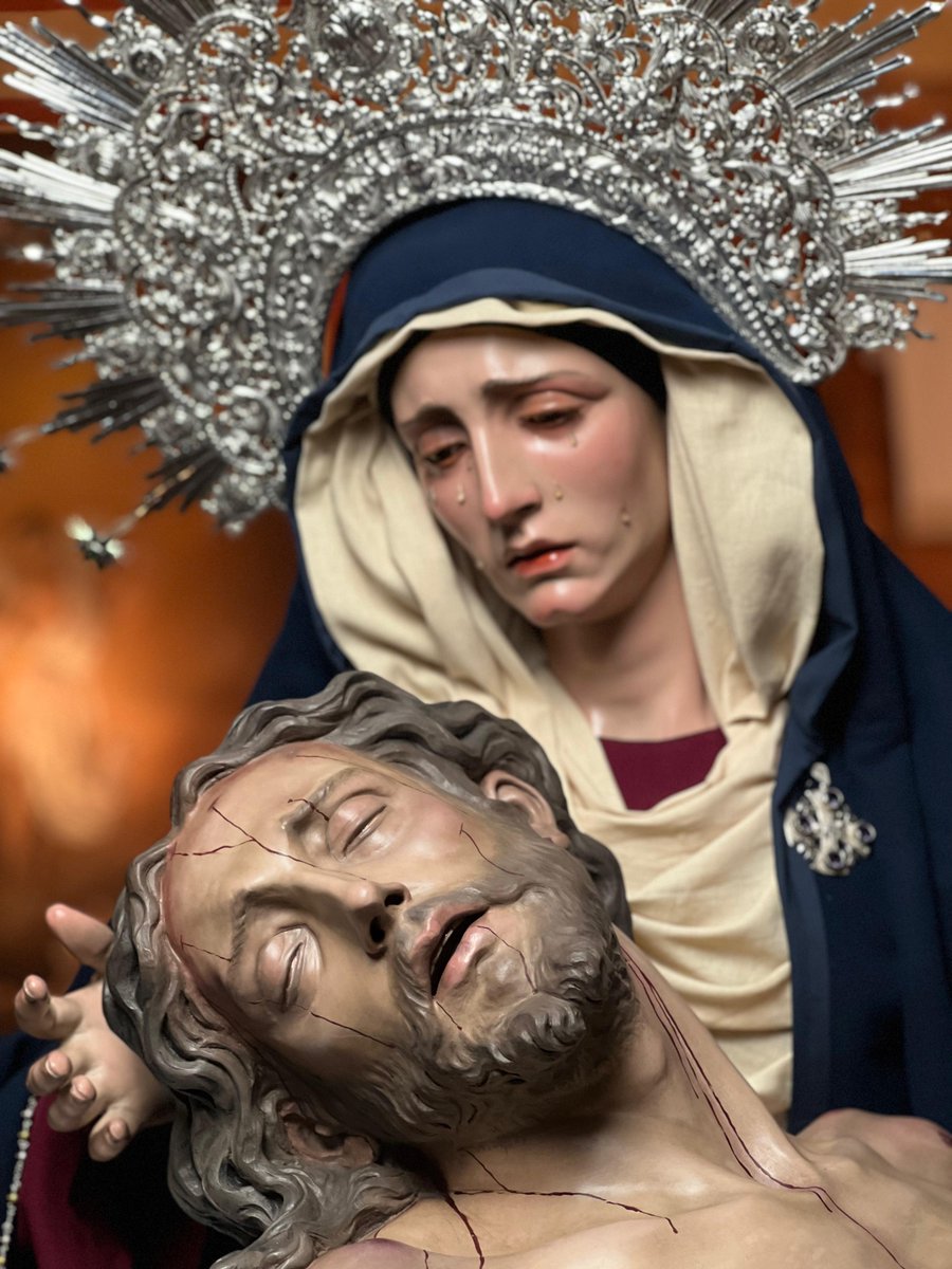 elllamadorcsr's tweet photo. La Virgen de los Dolores de Coria del Río, obra de Navarro Arteaga @Hdad_SanJose https://t.co/vxaYusdvbf