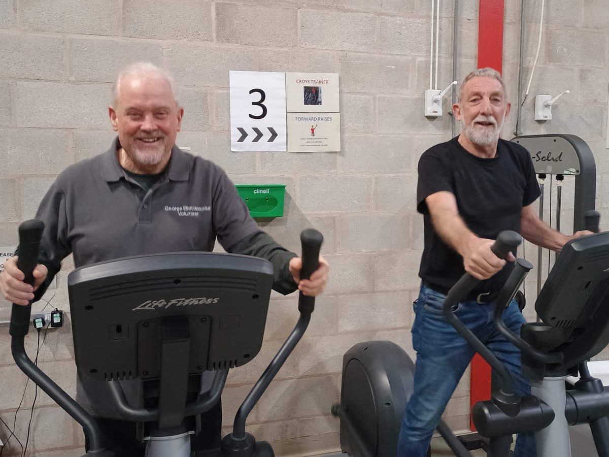 Meet the team!! This is George and Roy who kindly give their time to share their lived experience with patients attending physio sessions here at GEH. Thank you both!! 💙💙find out more about volunteering here - bttr.im/iyd7n @GEHNHSnews #loveourvolunteers #physio #NHS