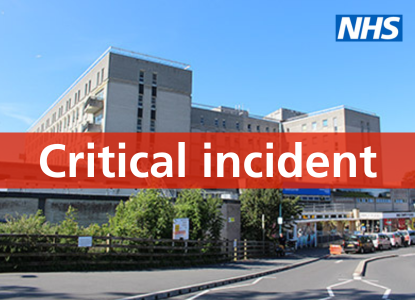 UHP_NHS's tweet photo. We have declared a critical incident as the site is very busy following ten days of very high attendances to our Emergency Department. We have seen some very unwell patients and an increase in people presenting with flu. This has stretched our capacity.

https://t.co/kYQqNGIRPW https://t.co/Lg0jELLFqH