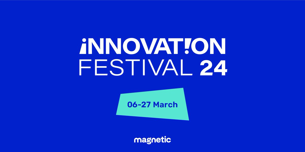 This March we’re helping businesses supercharge their teams and accelerate growth with the Magnetic Innovation Festival 2024 - and you're invited!

Browse the schedule of (free) #events and sign up below:
lnkd.in/eSAye65R
#WednesdayMotivation #innovation