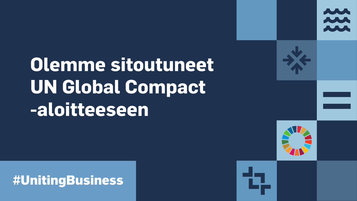 Olemme nyt <a href="/UN/">United Nations</a> Global Compact Network Finland jäsen! 🌱 Olemme sitoutuneet edistämään YK:n kestävän kehityksen tavoitteita ja toimimaan UN Global Compactin kymmenen periaatteen mukaisesti. 🌐 Lue lisää: tvo.fi/ajankohtaista/…

#unitingbusiness #olkiluoto #ydinvoima