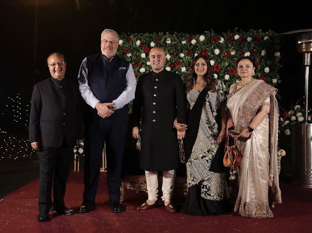 AdityaRajKaul's tweet image. It was wonderful to have Honourable Ambassador of Israel @NaorGilon along with Israel’s Deputy Chief of Mission @KaynarOhad and Spokesperson @GuyNirIL at our wedding reception in New Delhi. 🤗 @IsraelinIndia