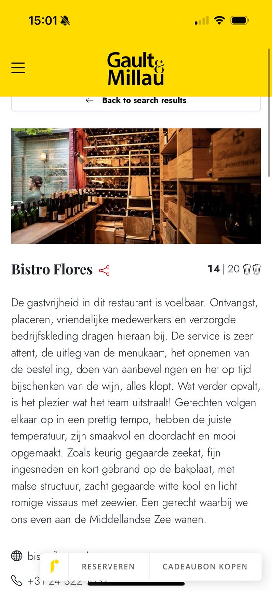 Super trots op het team ❤️

<a href="/gaultmillau/">Gault&Millau</a> 2024